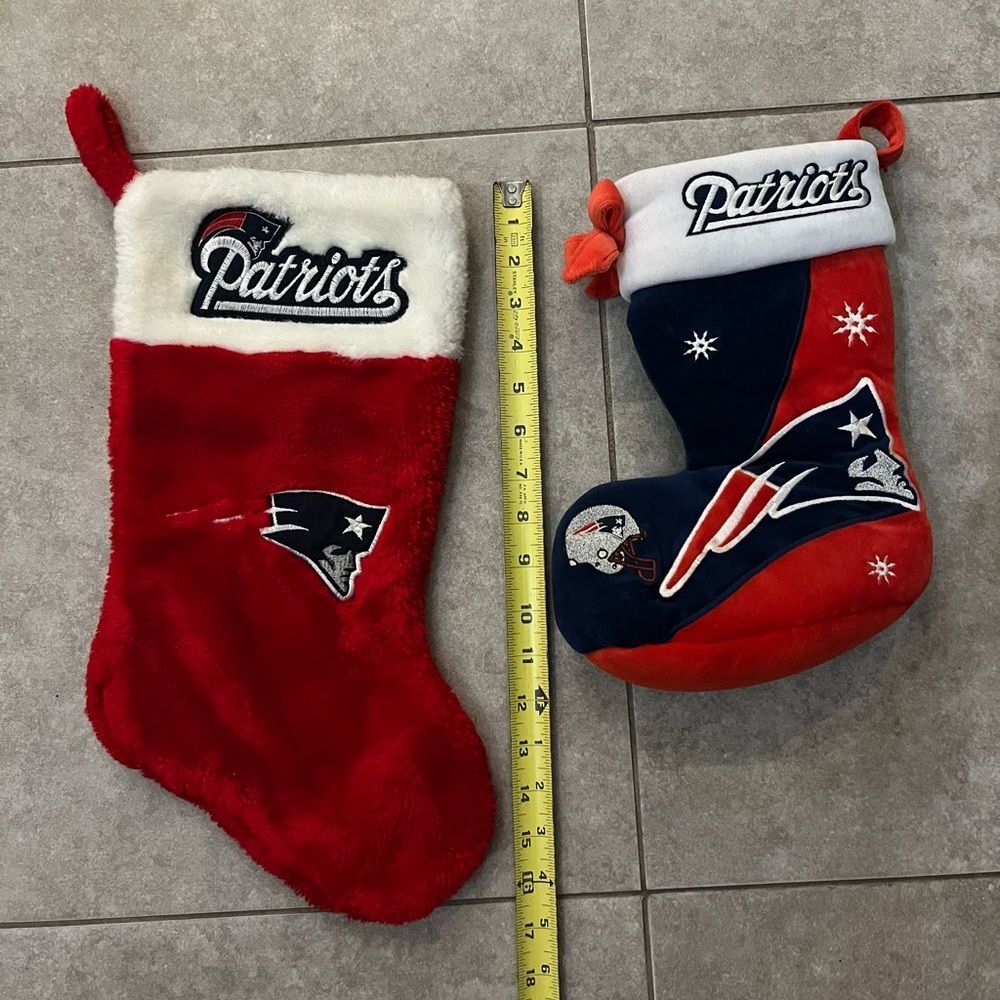 2 Patriots Christmas stockings